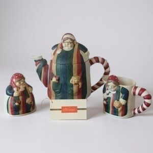 House of Lloyd Babushka Teapot with Creamer and Sugar
